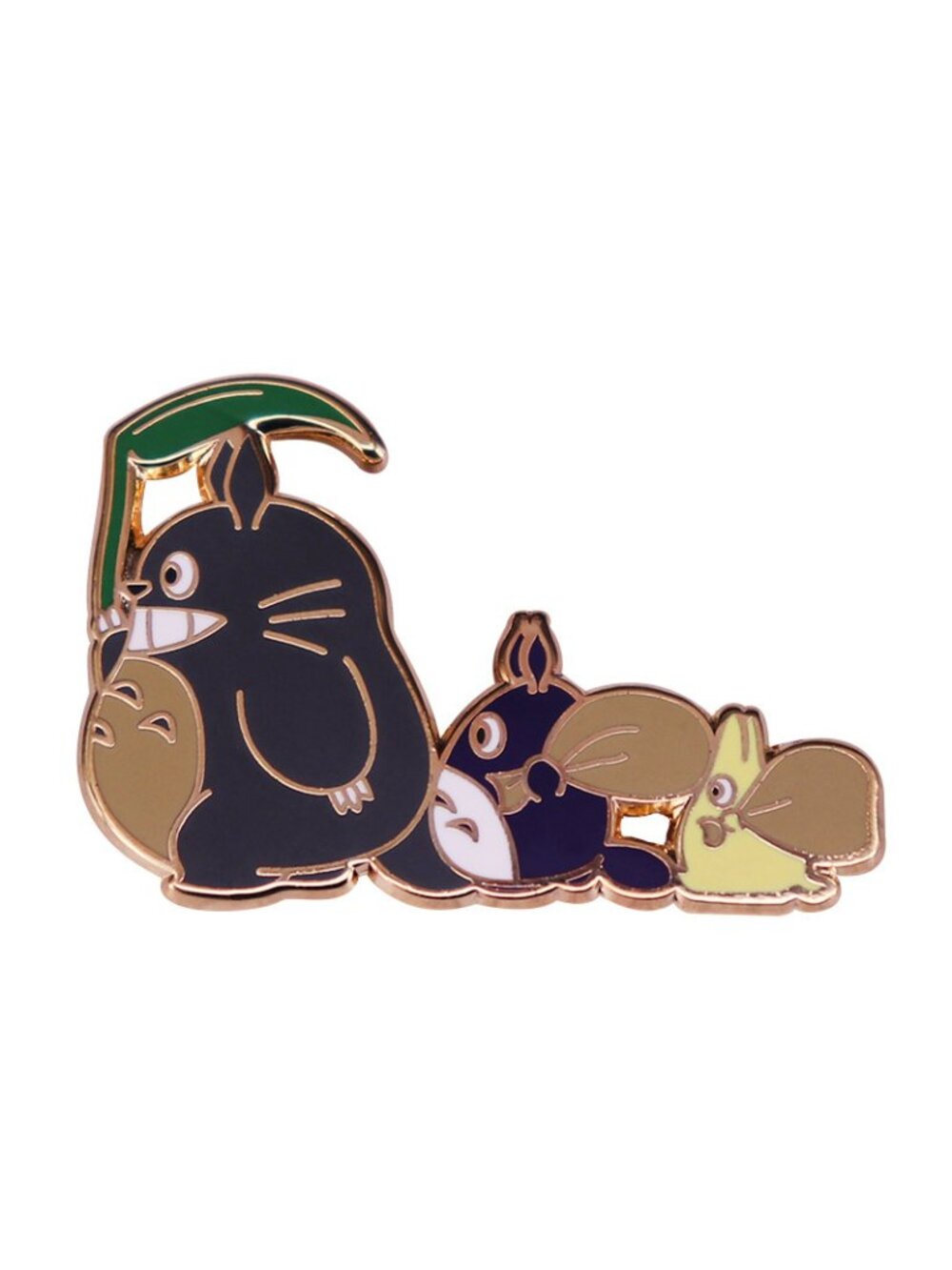 Totoro Enamel Pin Badge - Studio Ghibli Totoro Trio - My Neighbour Totoro/Kawaii